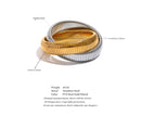 Double Layer Bracelet waterproof stainless steel thick metal punk ( 20 mm)