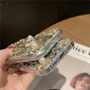Luxury Bling Glitter case for iPhone 13, 13 Pro, 13 Pro Max, 14  and 14 Pro Max (White)