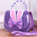 Little Girls Bags Princess Crossbody bags Girls Cute Cartoon Rabbit Ear Design Bow Décor Crossbody Bag - FayaChoice