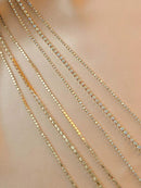 Rhinestone Tassel Earrings Gold Earrings Dainty Shiny Rhinestones Long Tassel Earrings Simple Long Earrings for Women