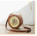 New Vintage Real Alarm Clock Women Shoulder Bag