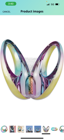 Fashionable New Style Acrylic Clutch Evening Luxury Handbag with Metallic Chain