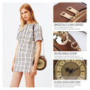 New Vintage Real Alarm Clock Women Shoulder Bag