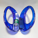 Fashionable New Style Acrylic Clutch Evening Luxury Handbag with Metallic Chain