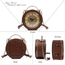 New Vintage Real Alarm Clock Women Shoulder Bag