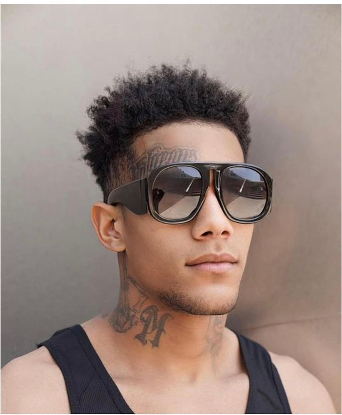 Retro Trendy Aviator Sunglasses Oversized Vintage Sunglasses display picture 1