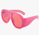 Retro Trendy Aviator Sunglasses Oversized Vintage Sunglasses