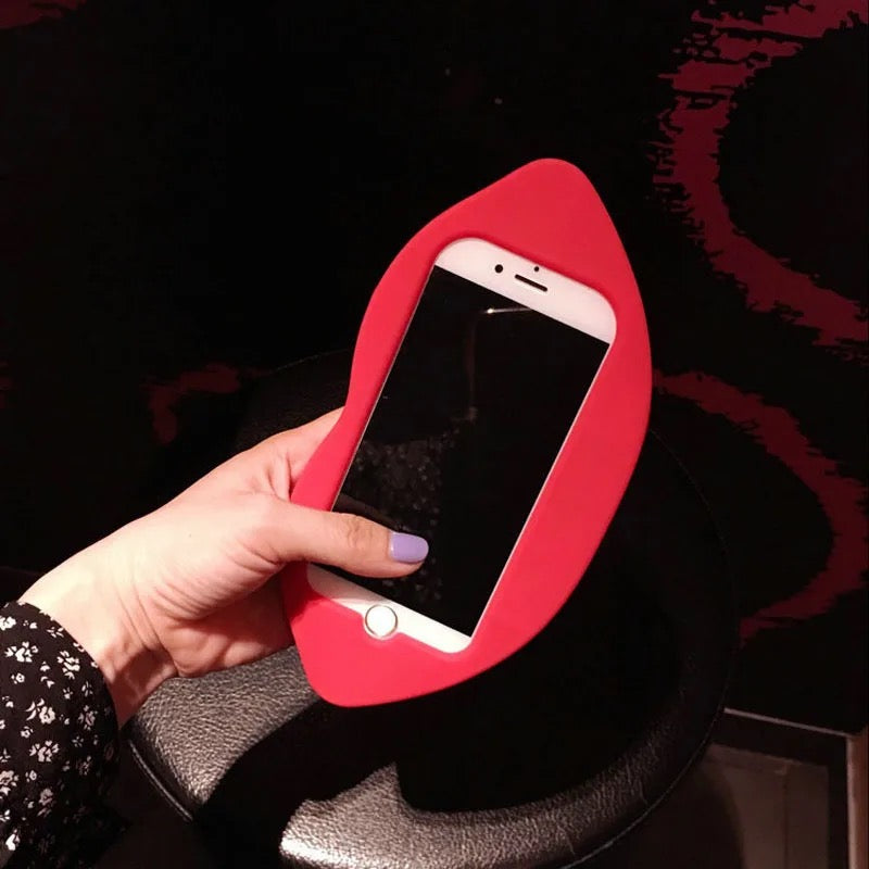 Cute 3D red phone kiss for iPhones 13