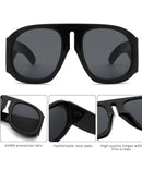 Retro Trendy Aviator Sunglasses Oversized Vintage Sunglasses