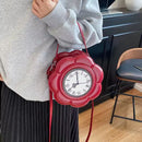 Floral Clock Handbag