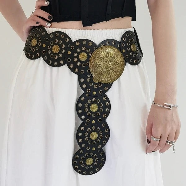 Fashion Vintage Round Foldable Wide Belt adjustable to 41 inches ( 105 c… il_fullxfull.6775820605_jp45.jpg main image 3