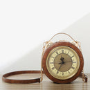 New Vintage Real Alarm Clock Women Shoulder Bag