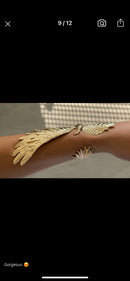 Luxury Punk Fashion Vintage Hip Hop Cuff Wide Eagle Bangle