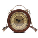 New Vintage Real Alarm Clock Women Shoulder Bag