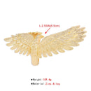 Luxury Punk Fashion Vintage Hip Hop Cuff Wide Eagle Bangle