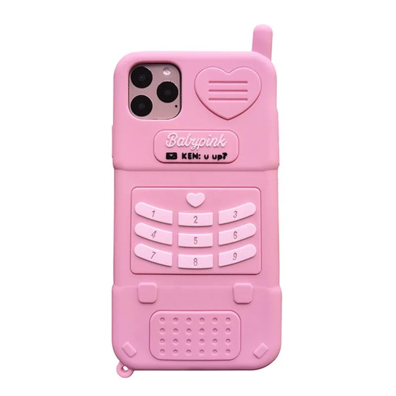 Cute Pink Barbie Girl Pink Phone Anti Drop