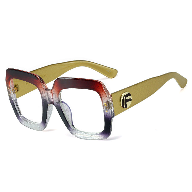 Square Large Frame Anti Blue Light Glasses