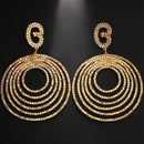Hoop Sexy Rhinestone Earrings