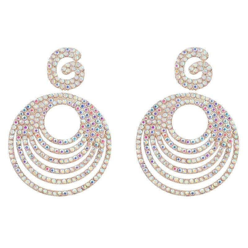 Hoop Sexy Rhinestone Earrings