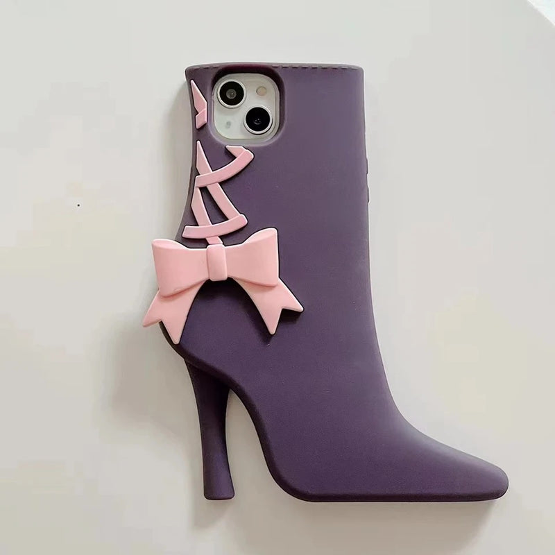 Barbie High Heels Phone Case for iPhone (Grey)