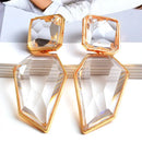 New Acrylic Clear Drop Earrings