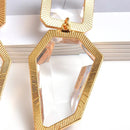 New Acrylic Clear Drop Earrings