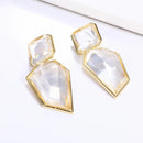 New Acrylic Clear Drop Earrings