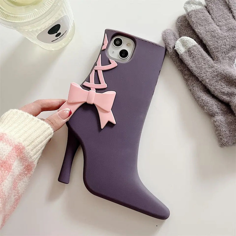 Barbie High Heels Phone Case for iPhone (Grey)