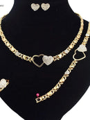 XOXO Gold Color Jewelry Set Dubai Gold Jewelry Set