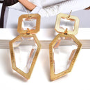 New Acrylic Clear Drop Earrings