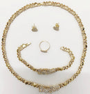 XOXO Gold Color Jewelry Set Dubai Gold Jewelry Set