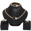 XOXO Gold Color Jewelry Set Dubai Gold Jewelry Set