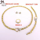 XOXO Gold Color Jewelry Set Dubai Gold Jewelry Set