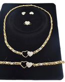 XOXO Gold Color Jewelry Set Dubai Gold Jewelry Set