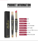 Makeup Double-Headed Automatic Rotating Lip Liner (Barbie Pink)