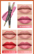 Makeup Double-Headed Automatic Rotating Lip Liner (Barbie Pink)