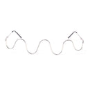 New Metal Wave Frame Lensless with no Rhinestones
