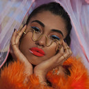 New Metal Wave Frame Lensless with no Rhinestones