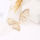 Butterfly Stud Earrings Wings Fan-Shaped