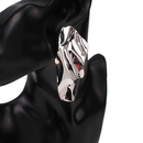 New Arrival Metal Stud Earrings for Women Fashion Statement Big Earrings Jewelry