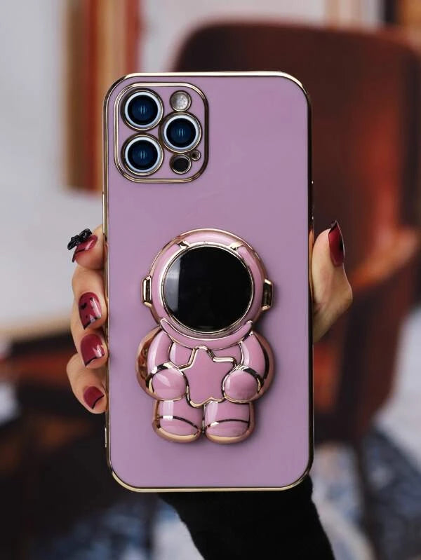 Phone Case With Astronaut Stand-Out Phone Grip