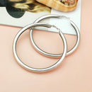 Big Large Metal Hoop Earrings 95 mm Round Chunky Statement Earrings
