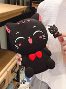 Black Cartoon Cat Phone Case