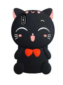 Black Cartoon Cat Phone Case