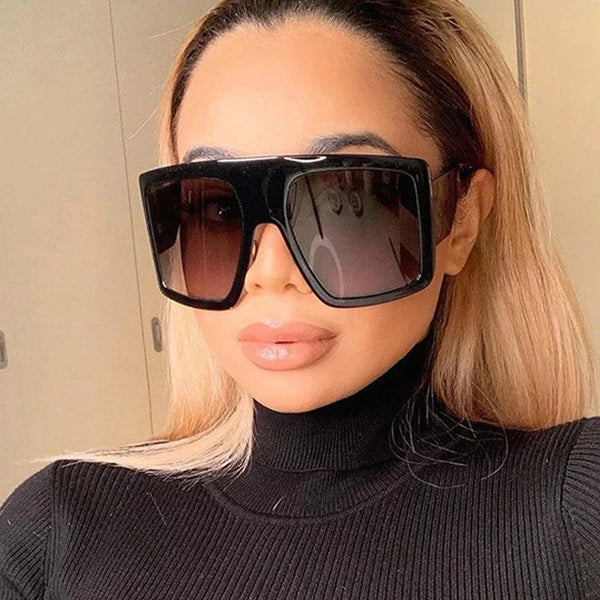 Oversized Frame Trendy Shades Sunglasses