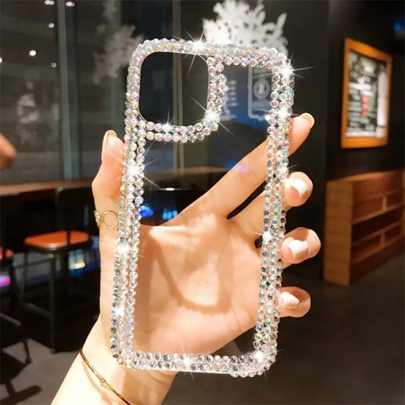 Transparent Luxury Glitter Phone Case for iPhone 13 Pro Max