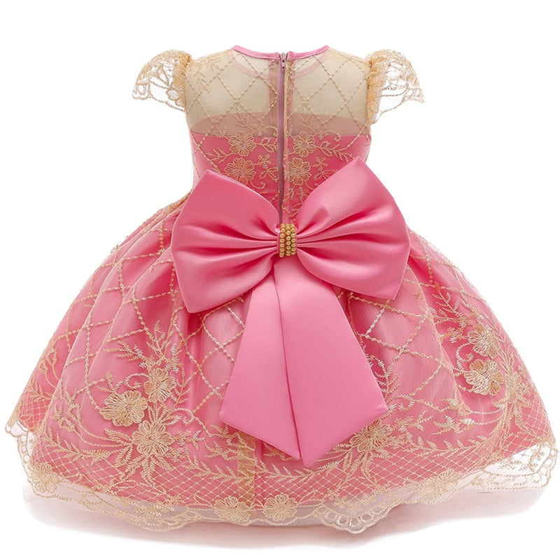 Baby Girl Dress Toddler Girl Clothes Lace Christening Gown Princess Infant Party Dresses