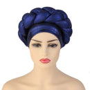 Pre-Tied Turban Women Turban, Braided Turban African Headwrap - FayaChoice