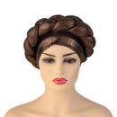 Pre-Tied Turban Women Turban, Braided Turban African Headwrap - FayaChoice