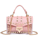 Purses for Women Crossbody Bag Top Handle Crossbody Handbags With Chain Metal Rivets - FayaChoice